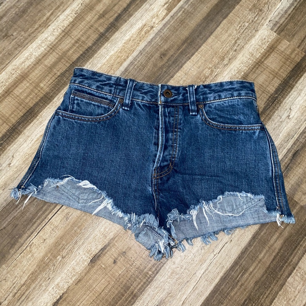 Free People Jean shorts